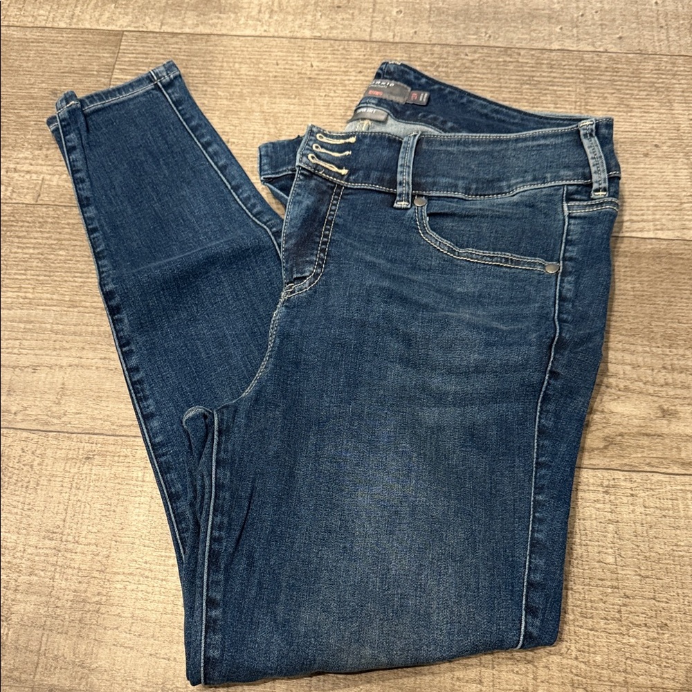 Torrid Dark Blue Skinny Jeans